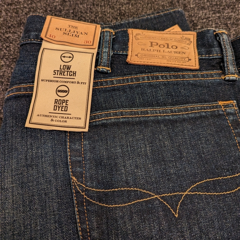 Polo Ralph Lauren The Sullivan Blue Jeans